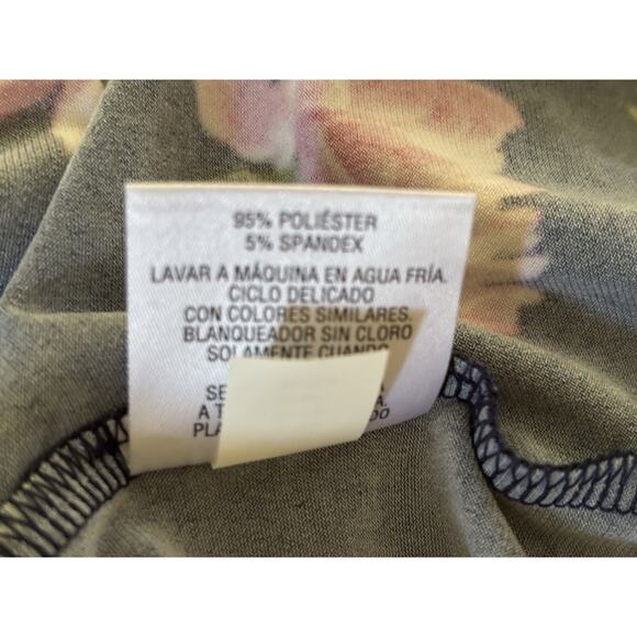 Charter Club Women’s Plus Blouse Top Bell Sleeve sz 2X Multicolored Floral NWT - Picture 7 of 8